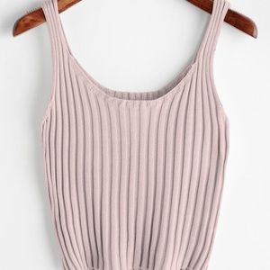 Blanc + Rosé | Tory Ribbed Cami